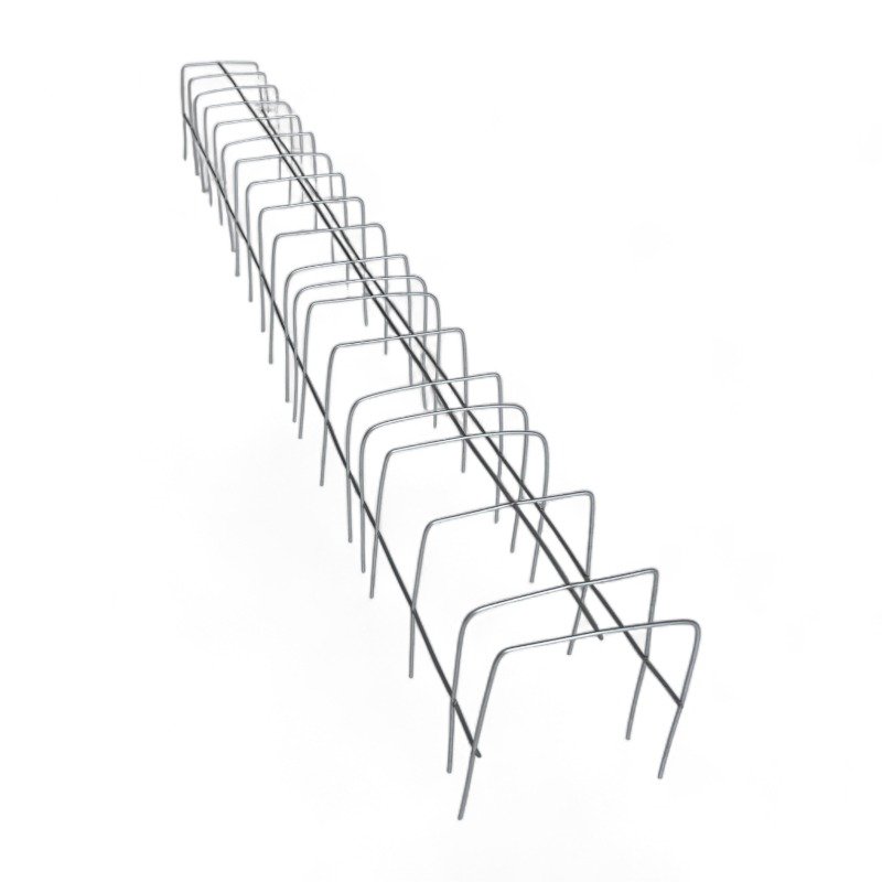 CH MALLA EN U 190 X 105 X 175 X 1239 MM