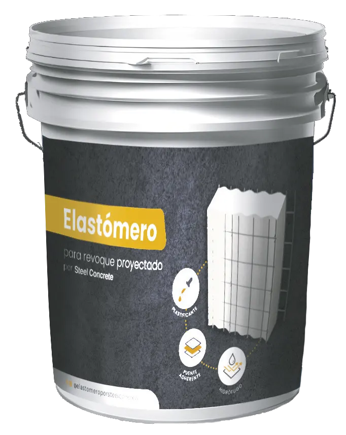 Elastomero de revoque proyectado x 20 L